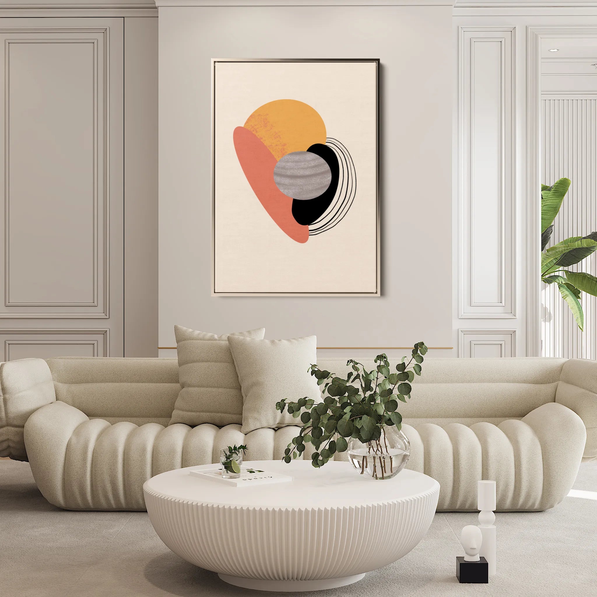 Boho Canvas Wall Art WAD015-BH 90 x 60 cm / Stretched on hidden frame