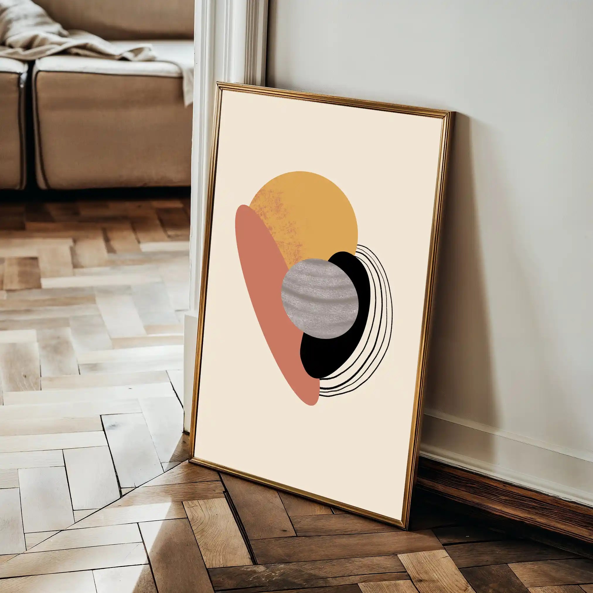 Boho 015 Canvas Art 90 x 60 cm / Stretched on hidden frame