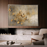 Floral Canvas Wall Art WAD015-F 90 x 60 cm / Stretched on hidden frame