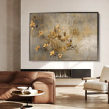 Floral Canvas Wall Art WAD015-F 90 x 60 cm / Stretched on hidden frame