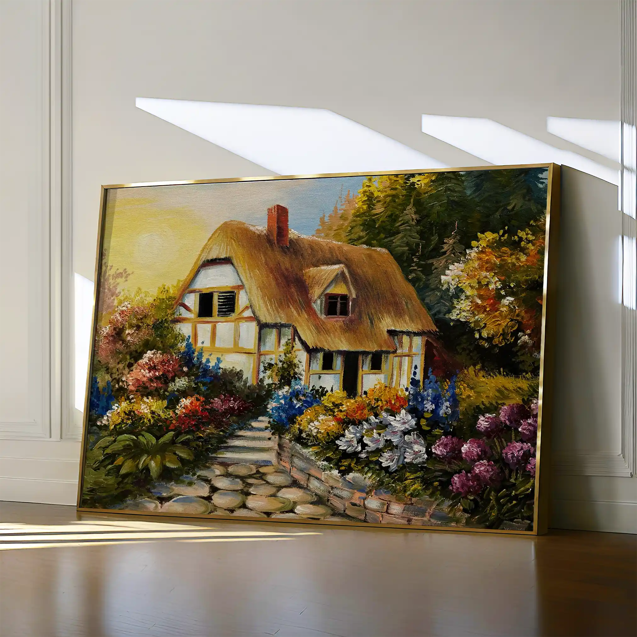 Landscape 015 Canvas Art 90 x 60 cm / Stretched on hidden frame