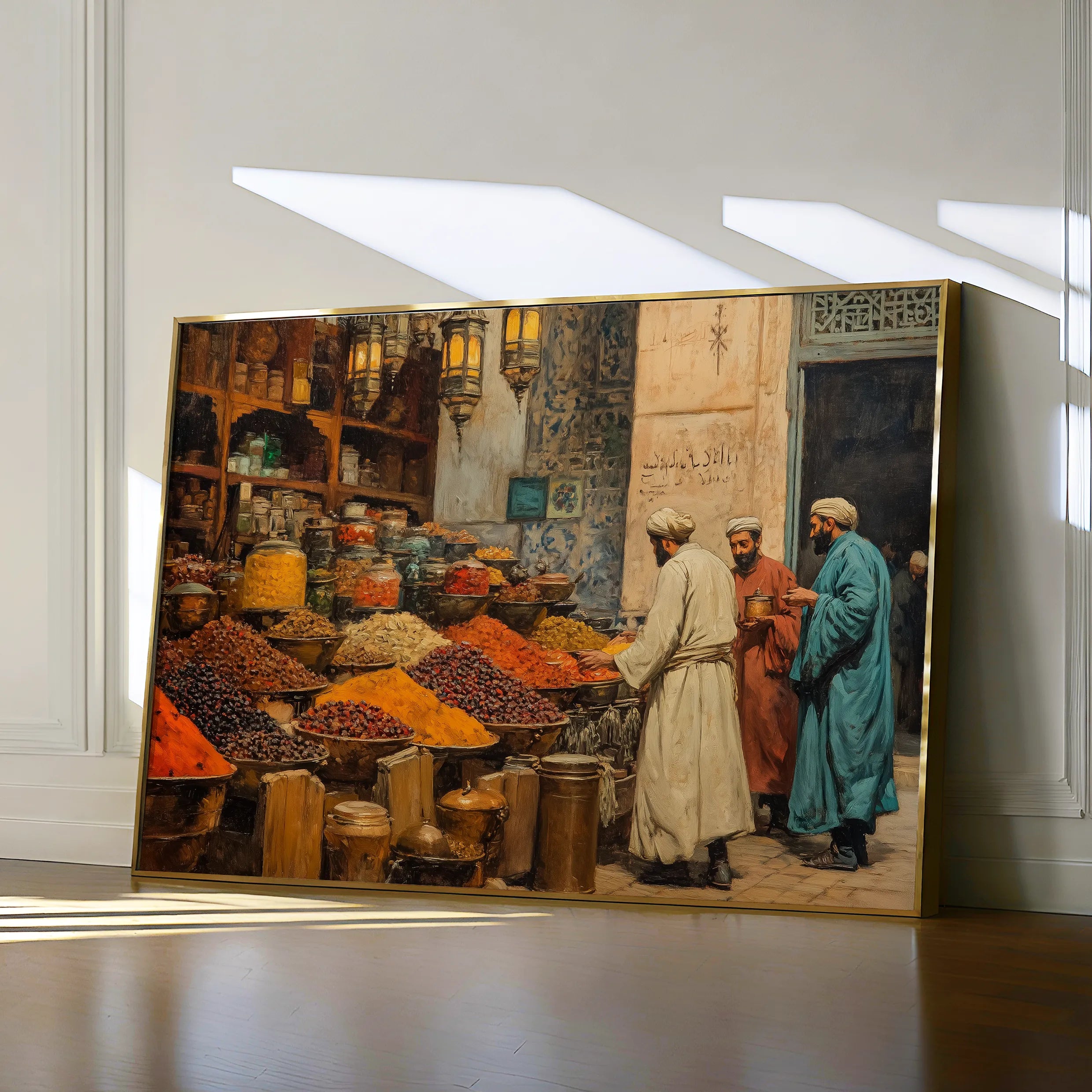 Orientalist Canvas Wall Art WAD015-OR 90 x 60 cm / Stretched on hidden frame