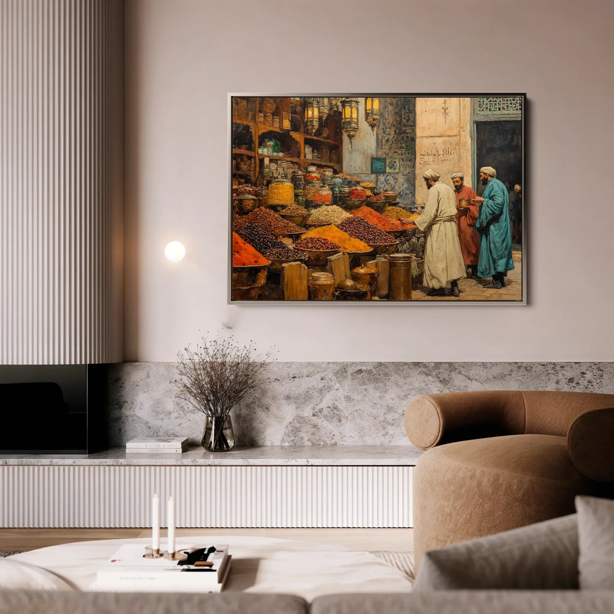 Orientalist Canvas Wall Art WAD015-OR 90 x 60 cm / Stretched on hidden frame