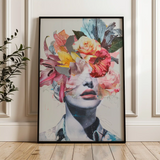 Portrait 015 Canvas Art 90 x 60 cm / Stretched on hidden frame