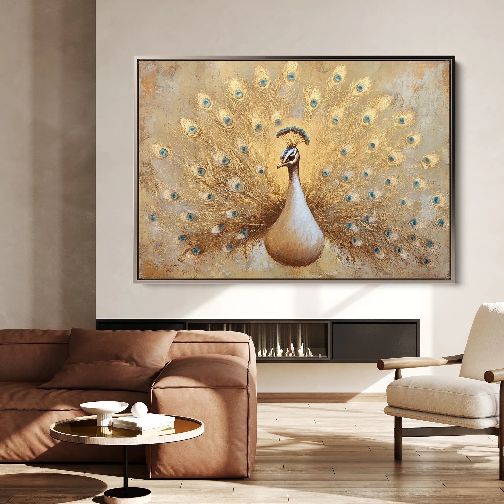 Animals Canvas Wall Art WAD016-AN 90 x 60 cm / Stretched on hidden frame
