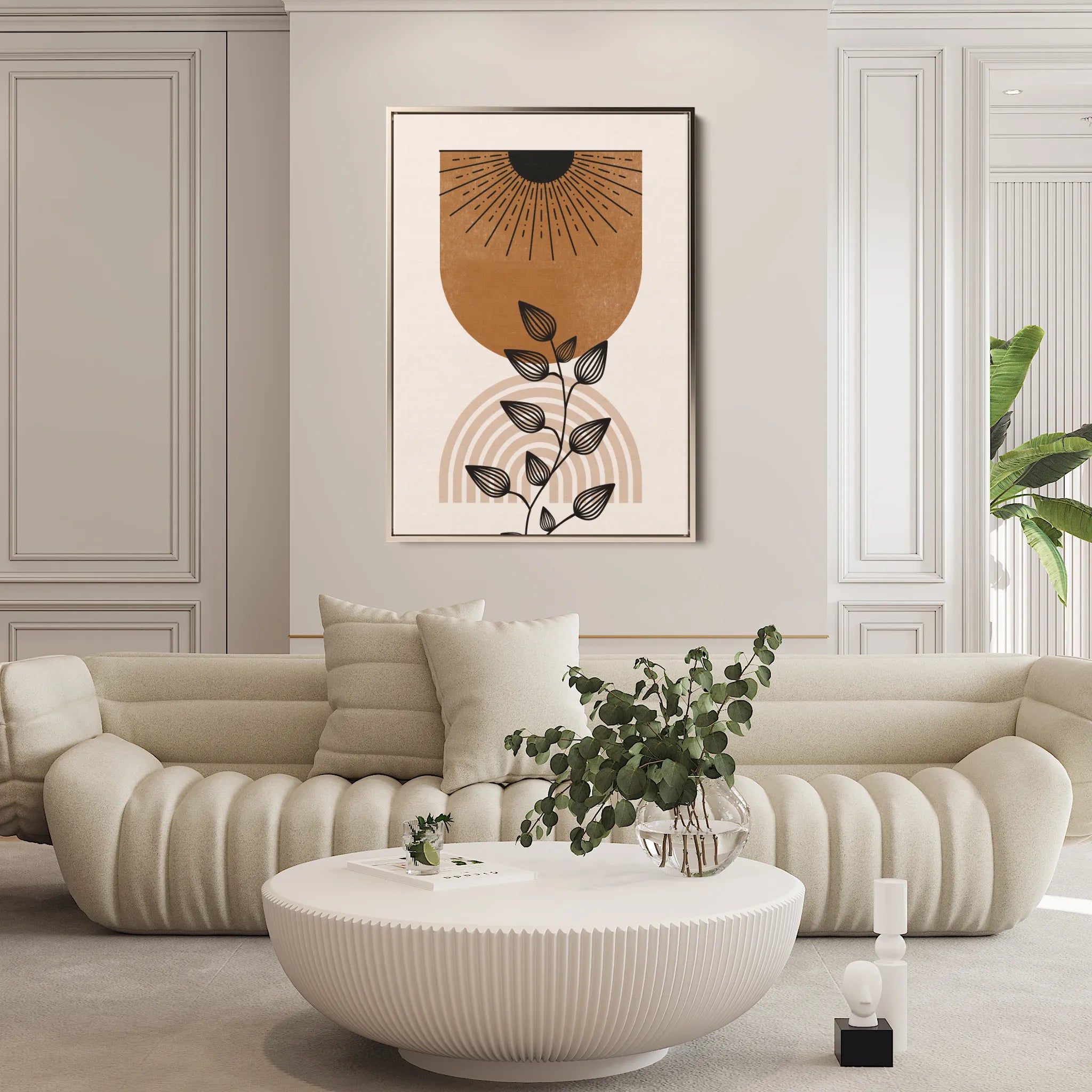 Boho Canvas Wall Art WAD016-BH 90 x 60 cm / Stretched on hidden frame