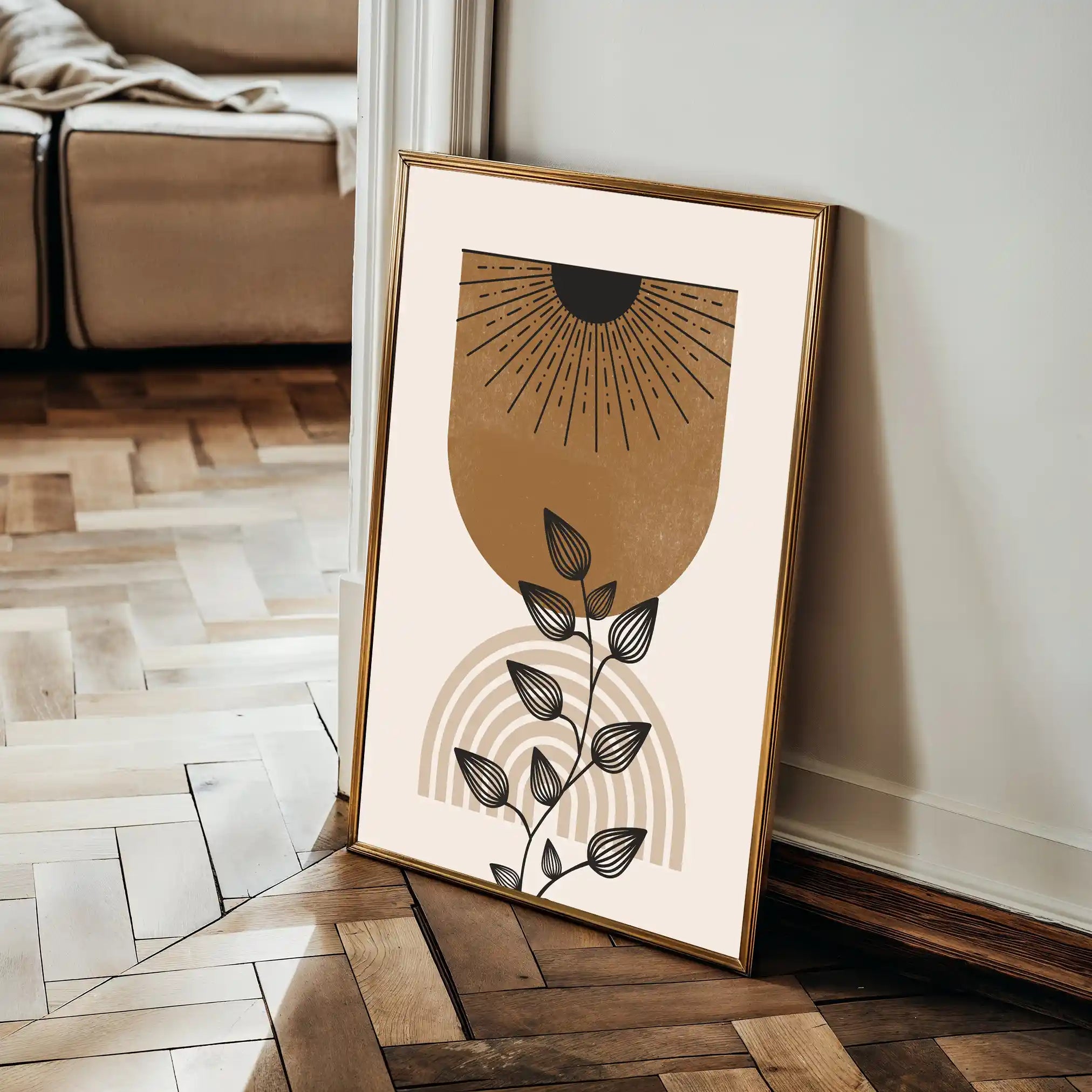 Boho 016 Canvas Art 90 x 60 cm / Stretched on hidden frame
