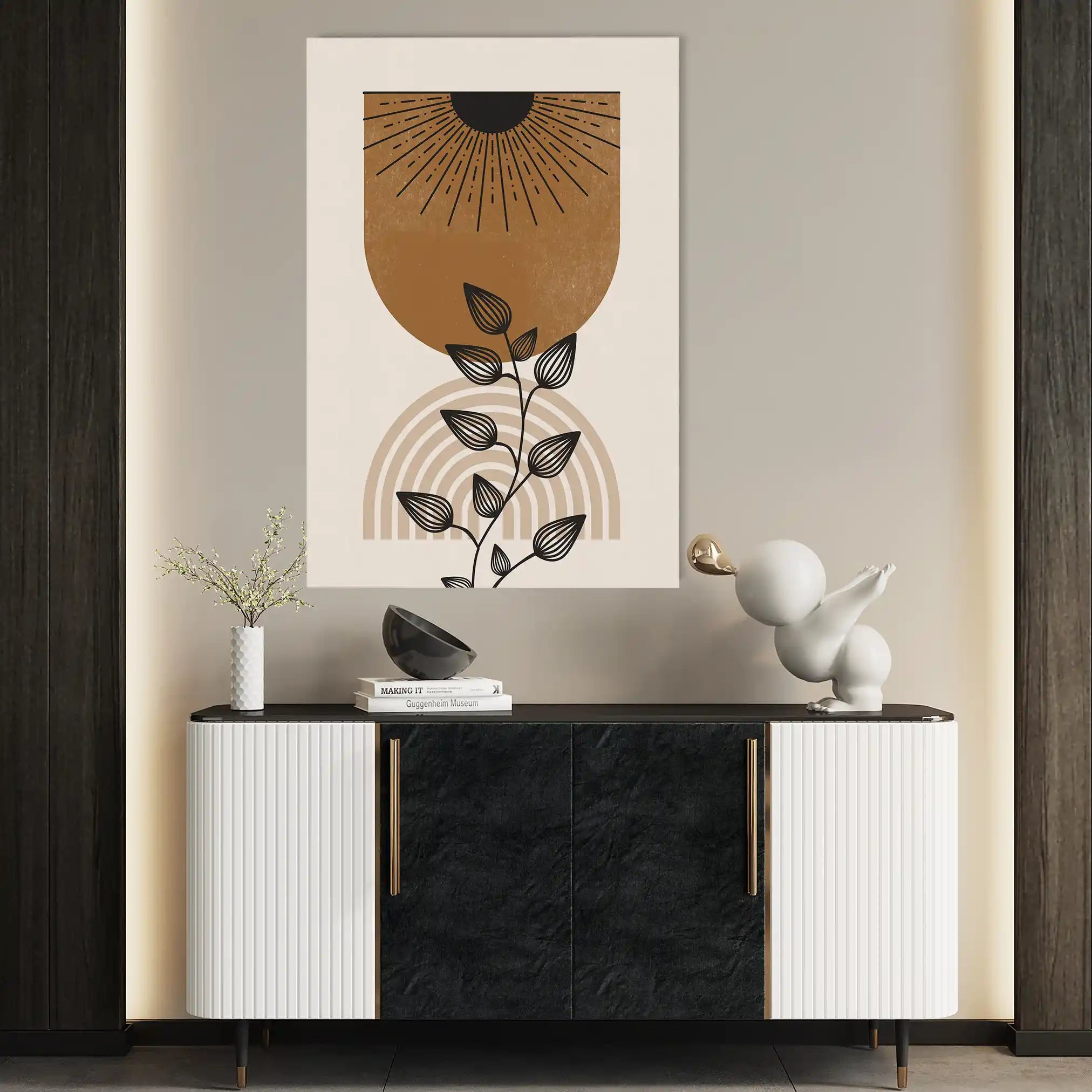 Boho 016 Canvas Art 90 x 60 cm / Stretched on hidden frame