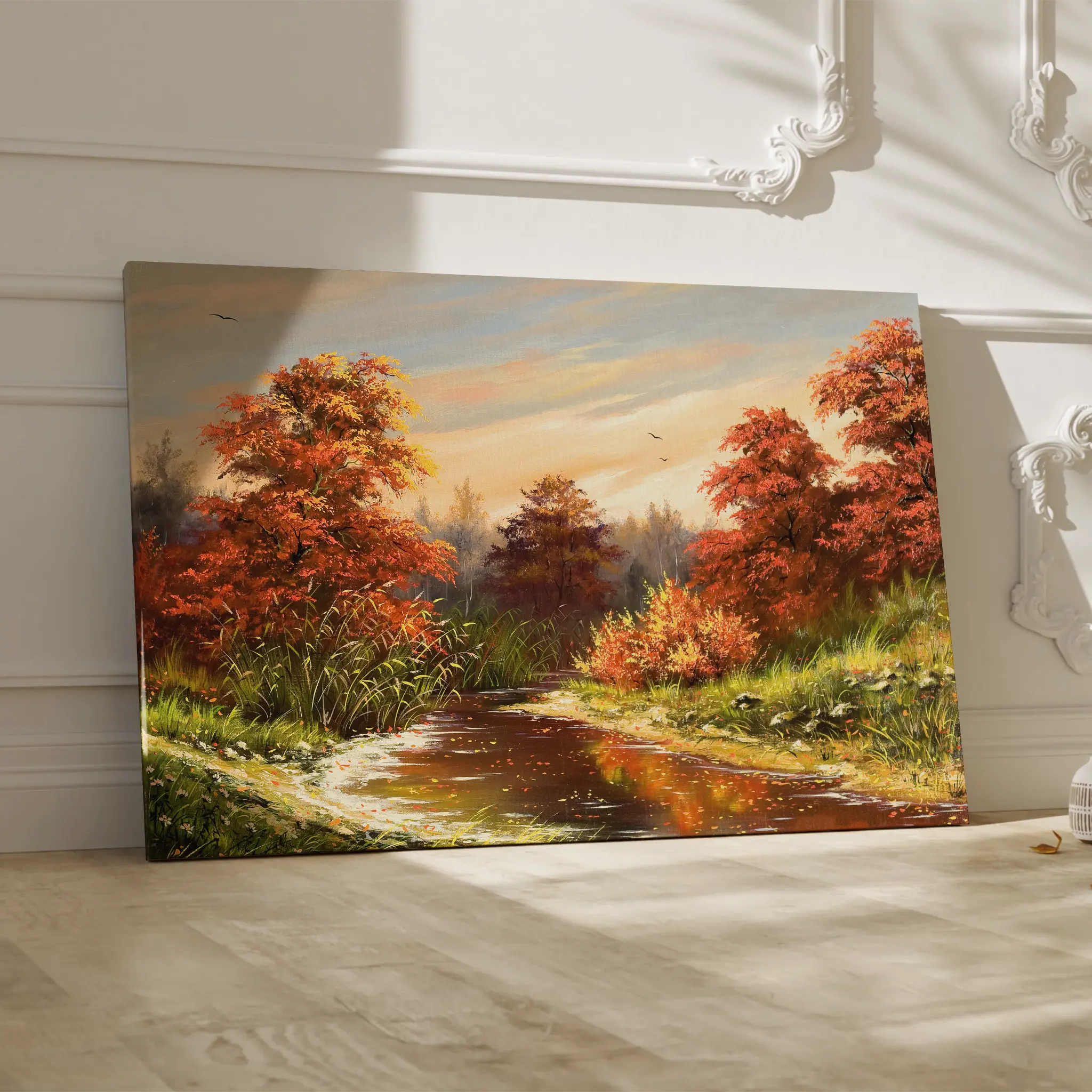 Landscape Canvas Wall Art WAD016-L 90 x 60 cm / Stretched on hidden frame