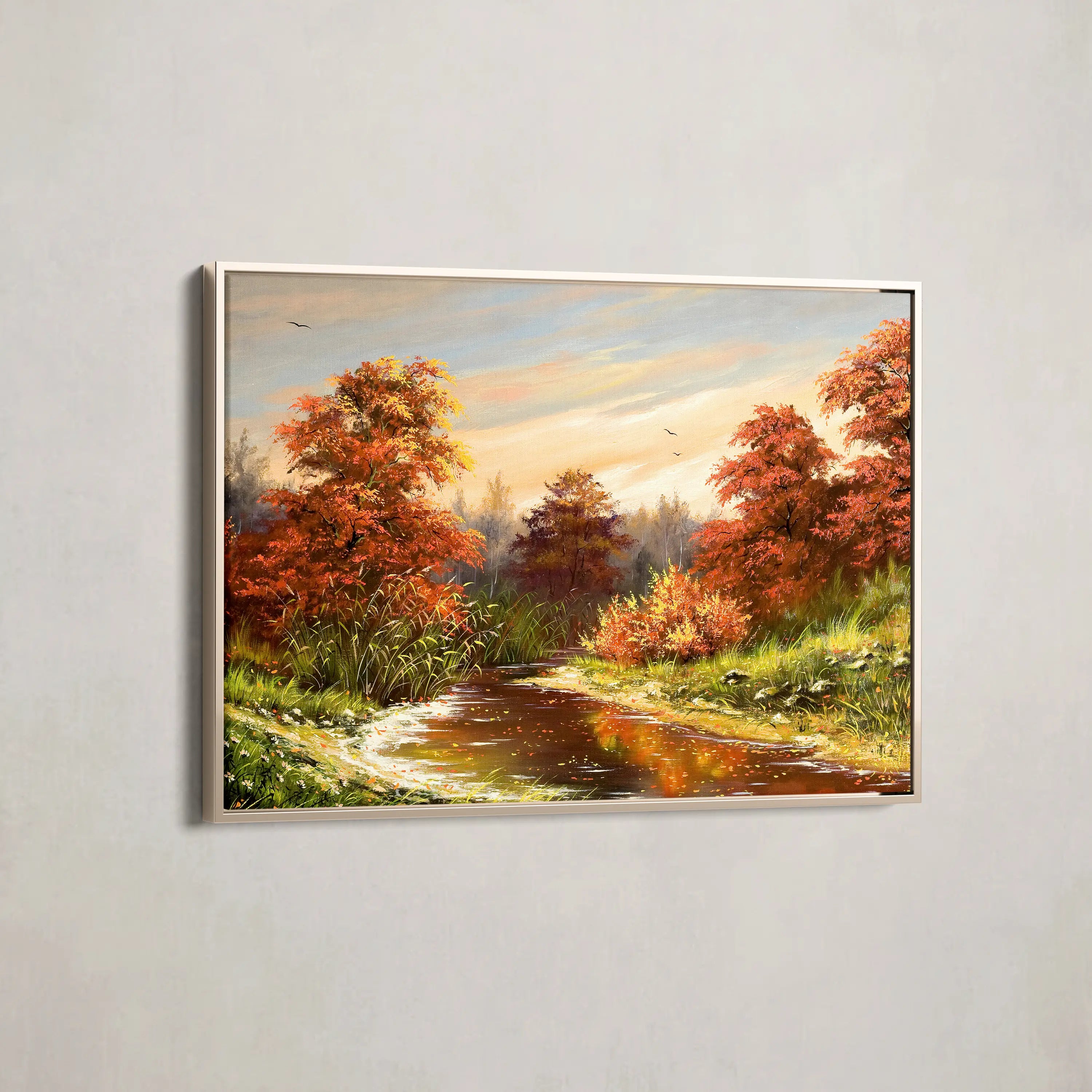 Landscape Canvas Wall Art WAD016-L 90 x 60 cm / Stretched on hidden frame