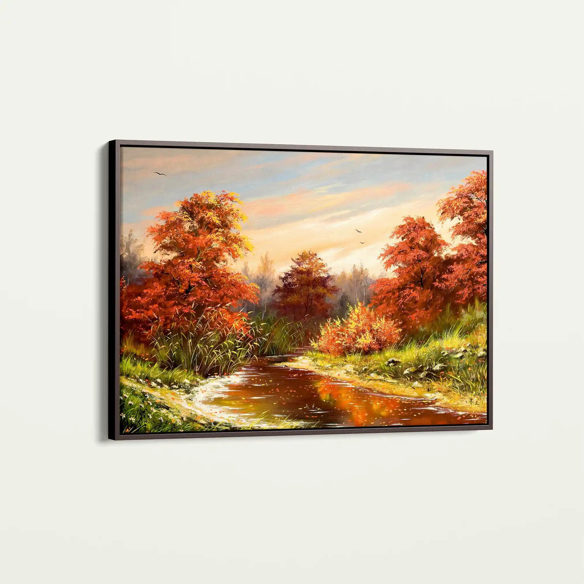 Landscape 016 Canvas Art 90 x 60 cm / Stretched on hidden frame