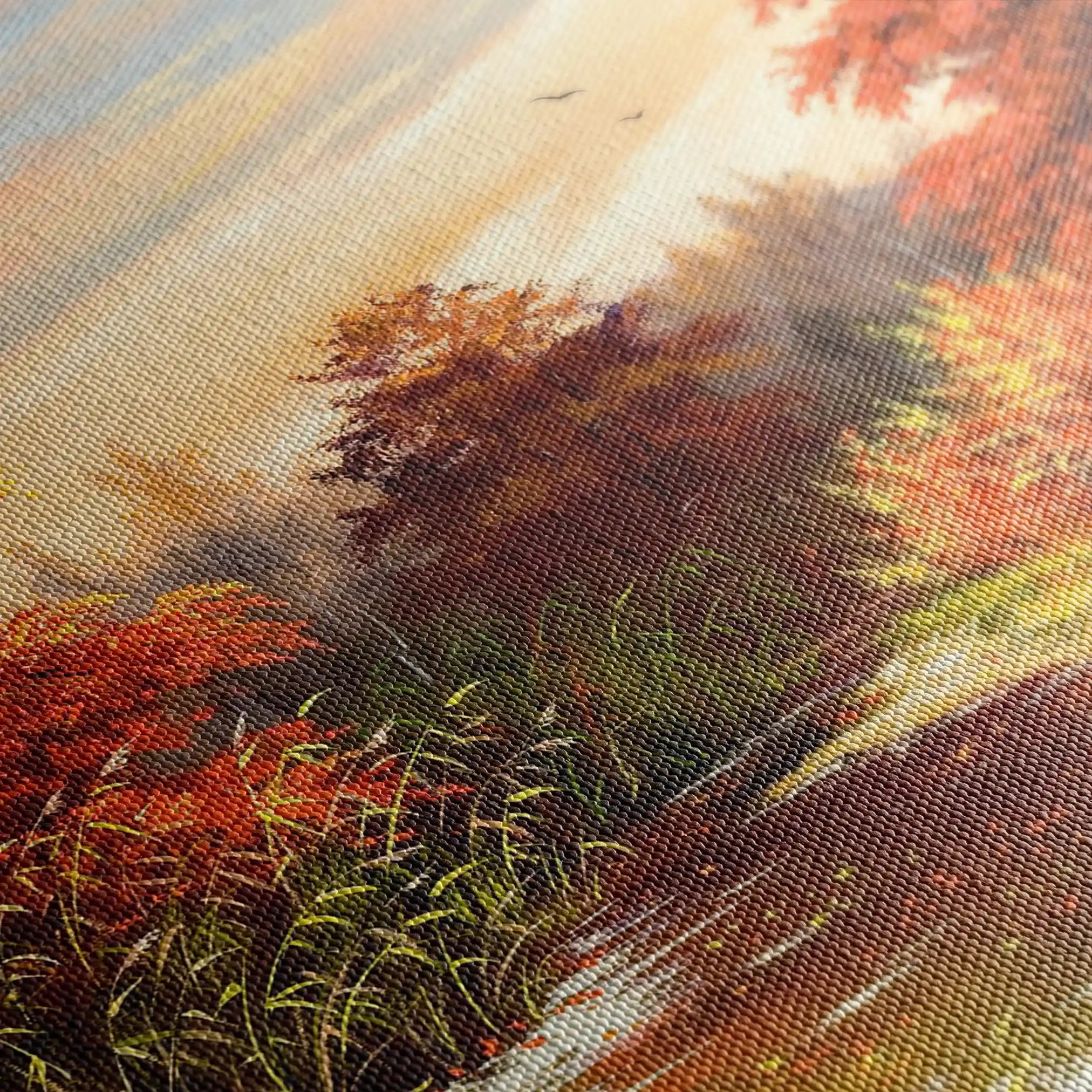 Landscape 016 Canvas Art 90 x 60 cm / Stretched on hidden frame