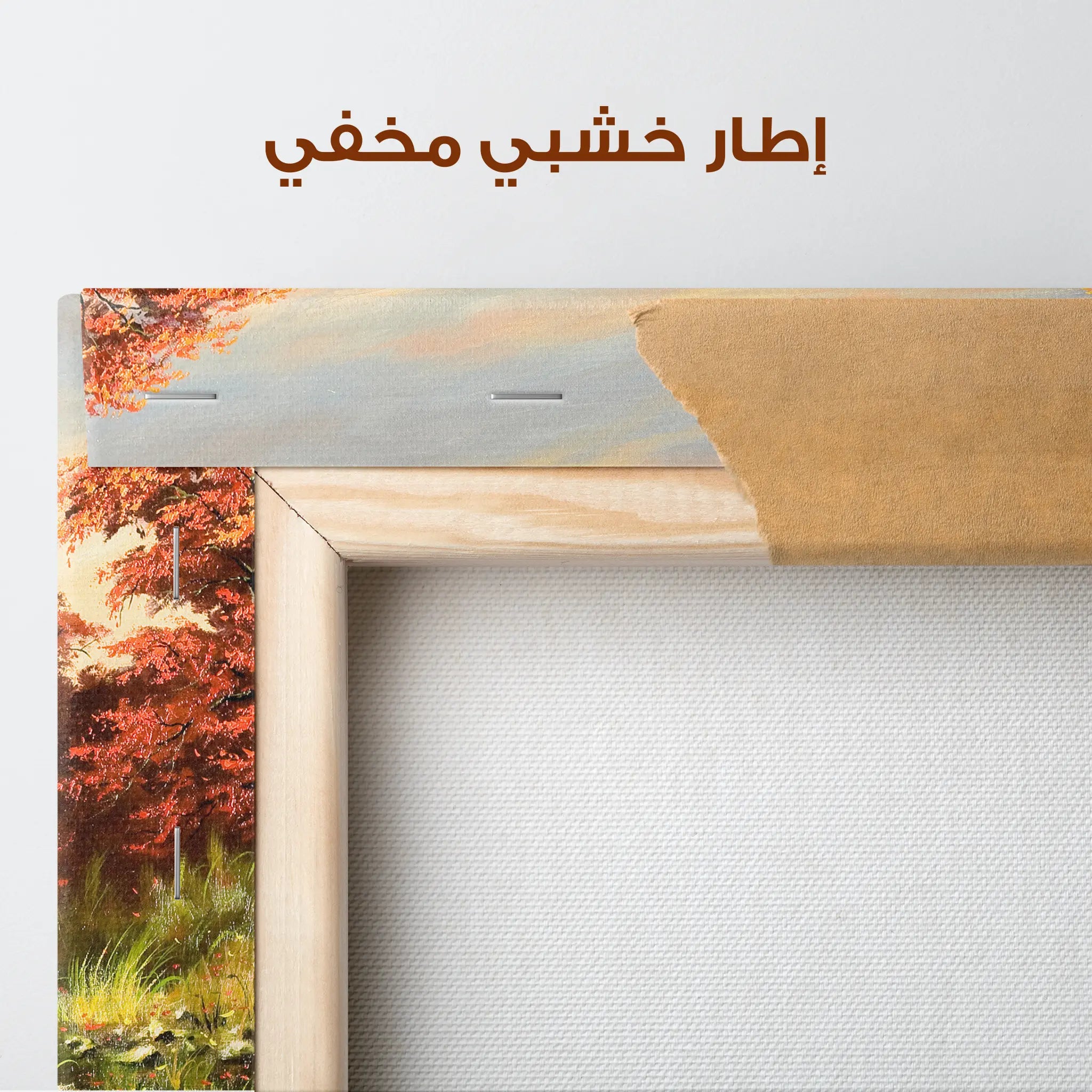 Landscape Canvas Wall Art WAD016-L 90 x 60 cm / Stretched on hidden frame