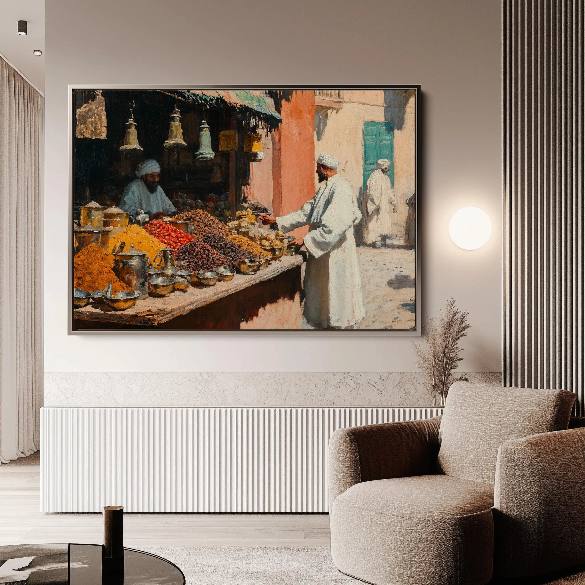 Orientalist Canvas Wall Art WAD016-OR 90 x 60 cm / Stretched on hidden frame