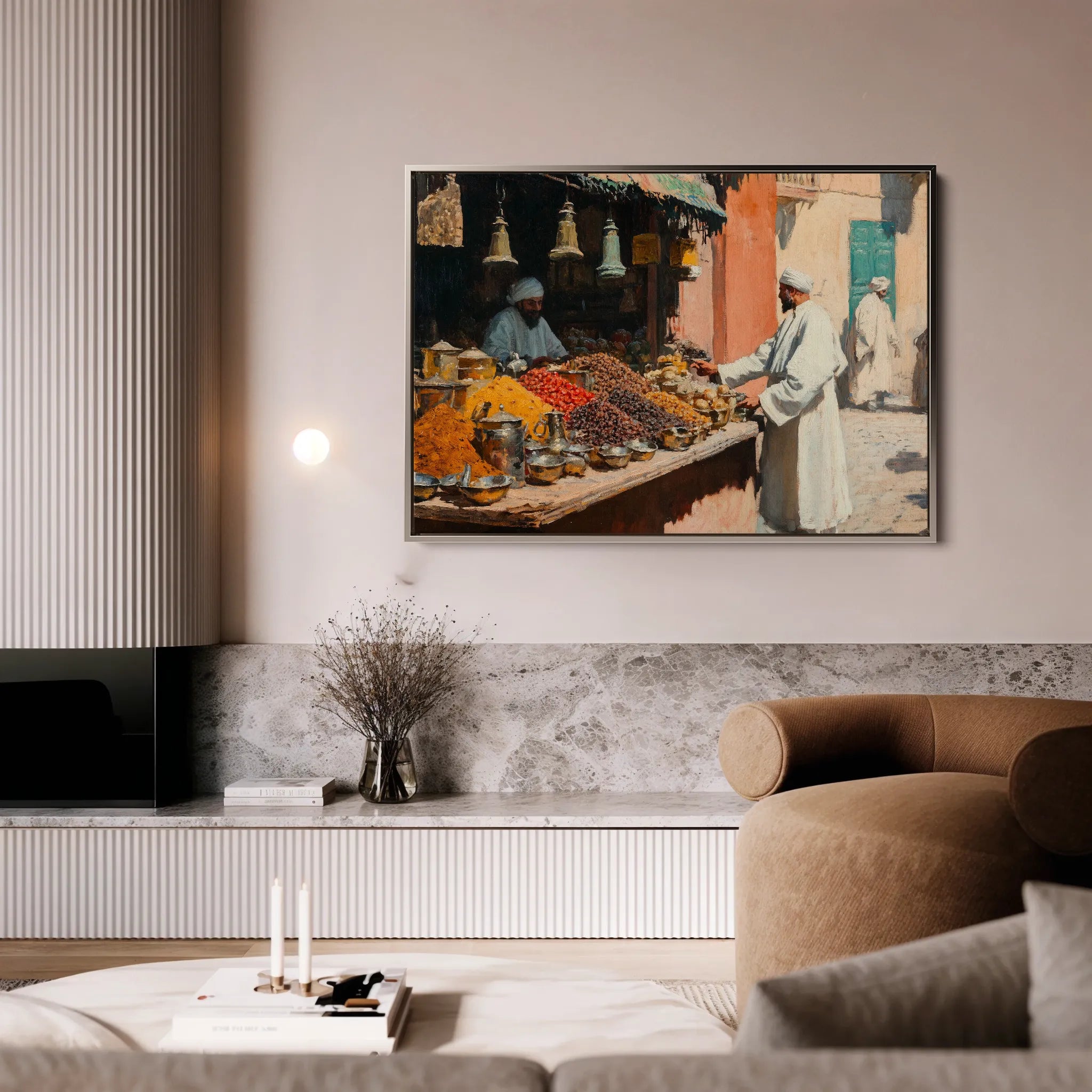 Orientalist Canvas Wall Art WAD016-OR 90 x 60 cm / Stretched on hidden frame