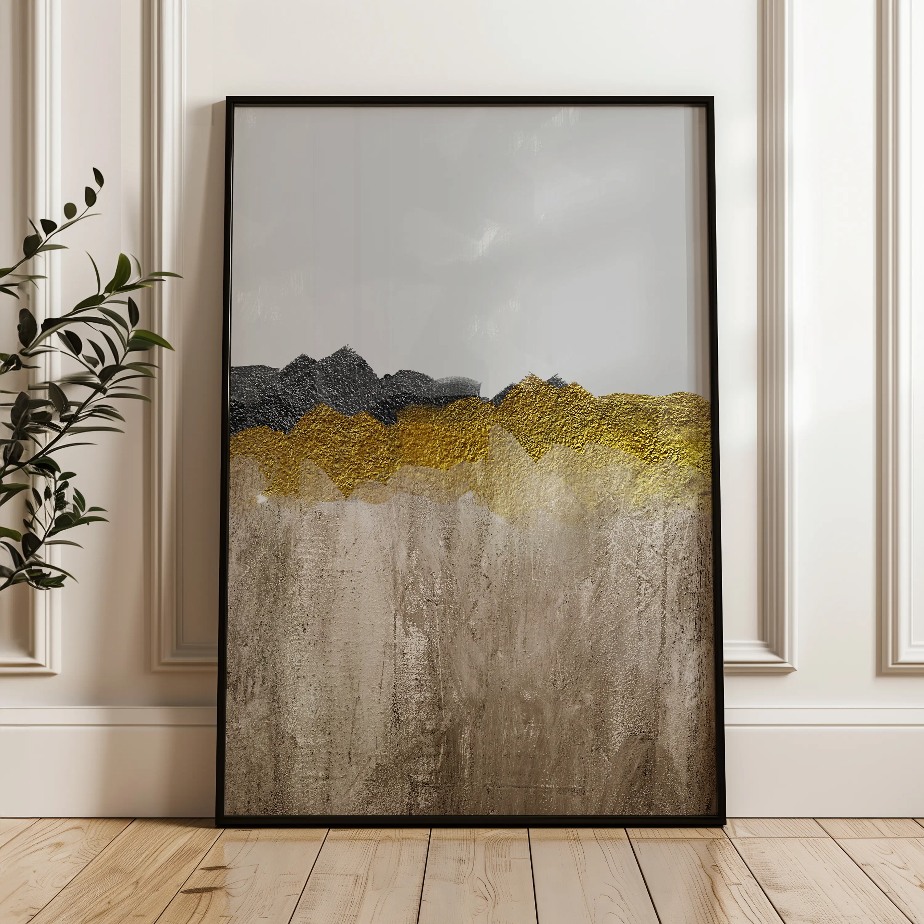 Abstract Canvas Wall Art WAD017-A 90 x 60 cm / Stretched on hidden frame