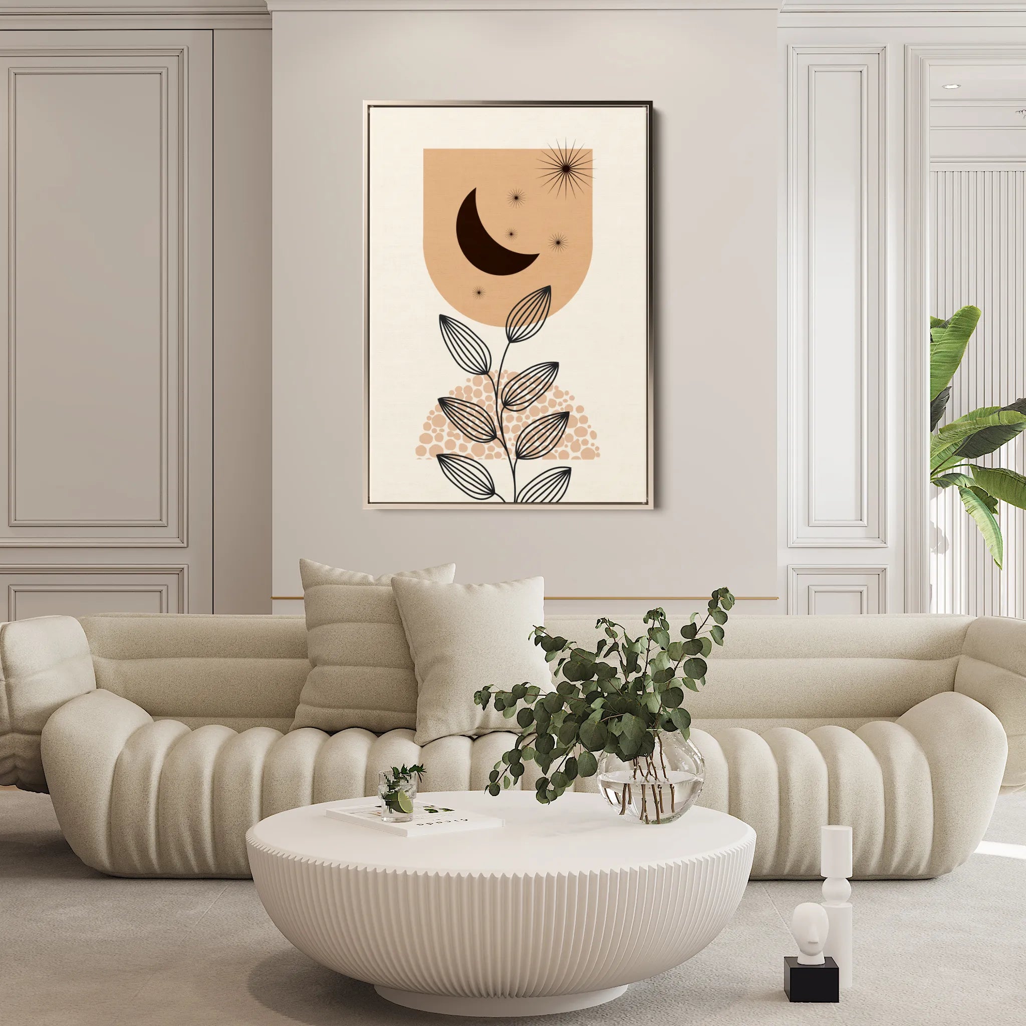Boho Canvas Wall Art WAD017-BH 90 x 60 cm / Stretched on hidden frame