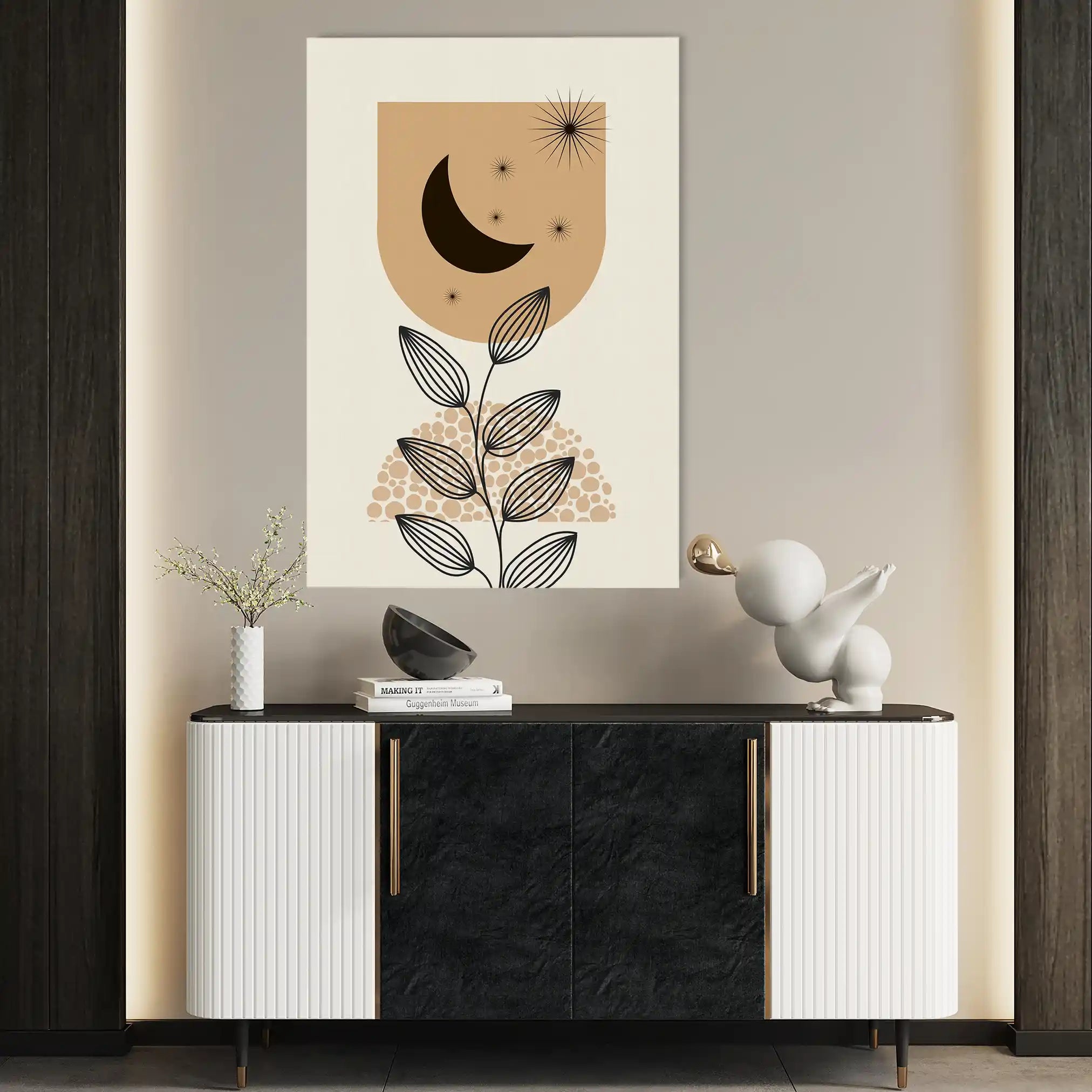 Boho 017 Canvas Art 90 x 60 cm / Stretched on hidden frame