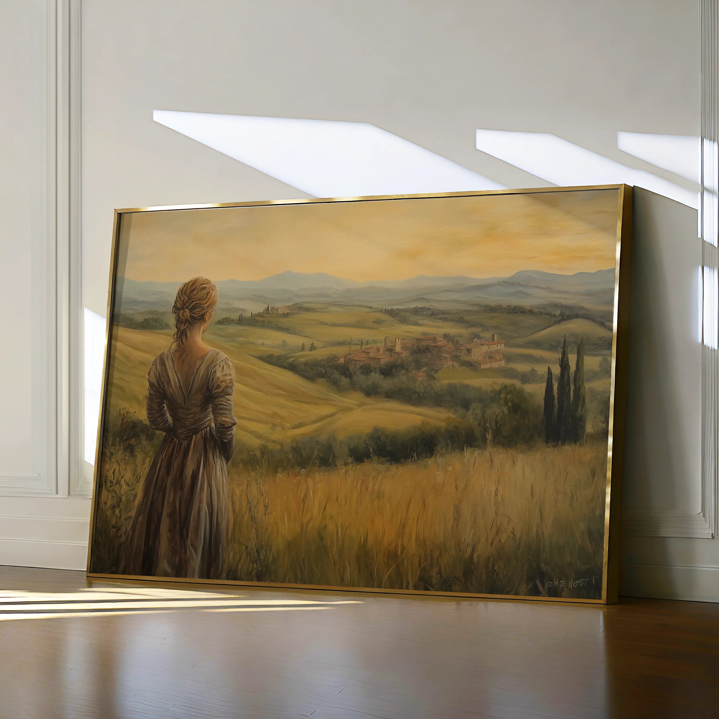 Classic Canvas Wall Art WAD017-CL 90 x 60 cm / Stretched on hidden frame