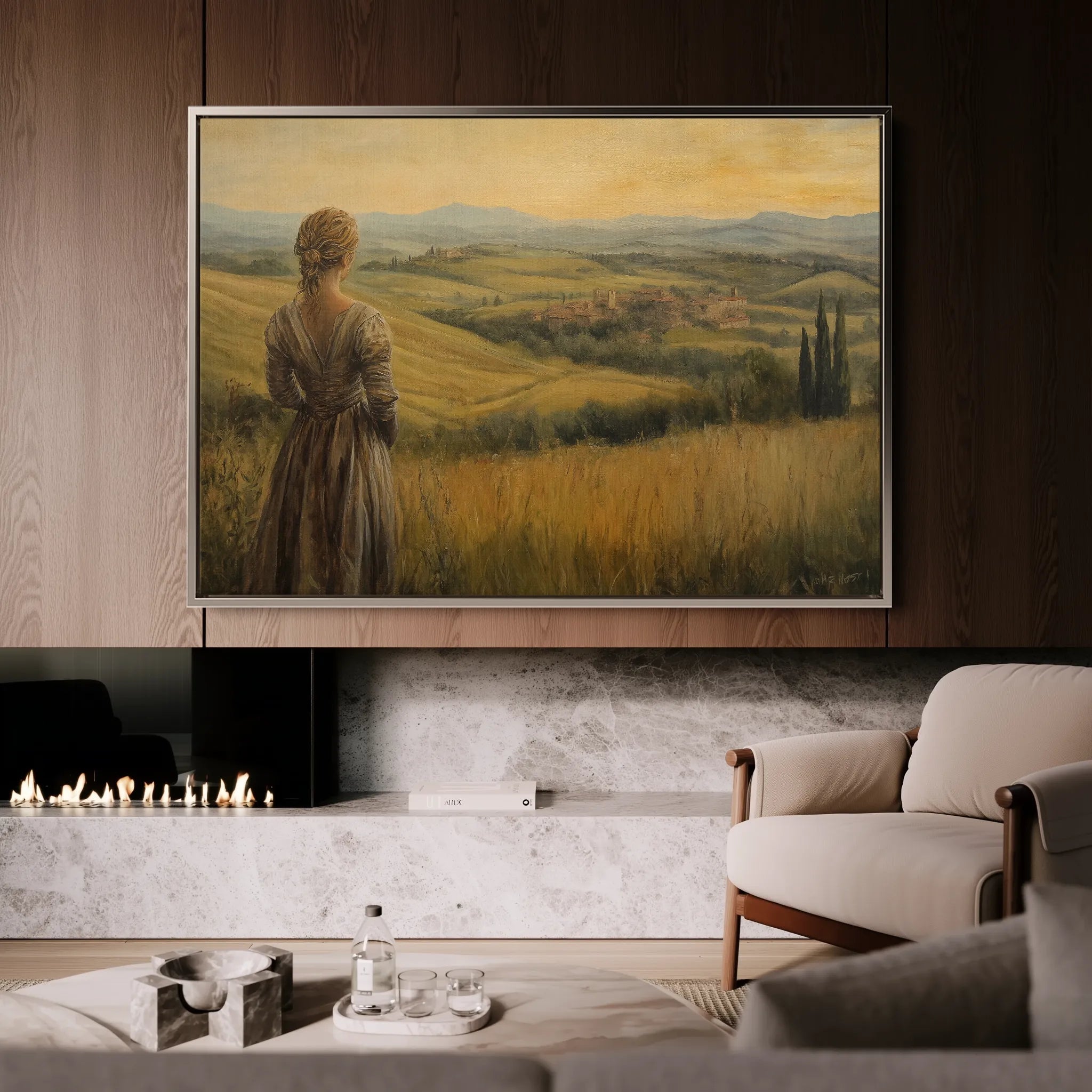 Classic Canvas Wall Art WAD017-CL 90 x 60 cm / Stretched on hidden frame