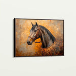 Horses 017 Canvas Art 90 x 60 cm / Stretched on hidden frame