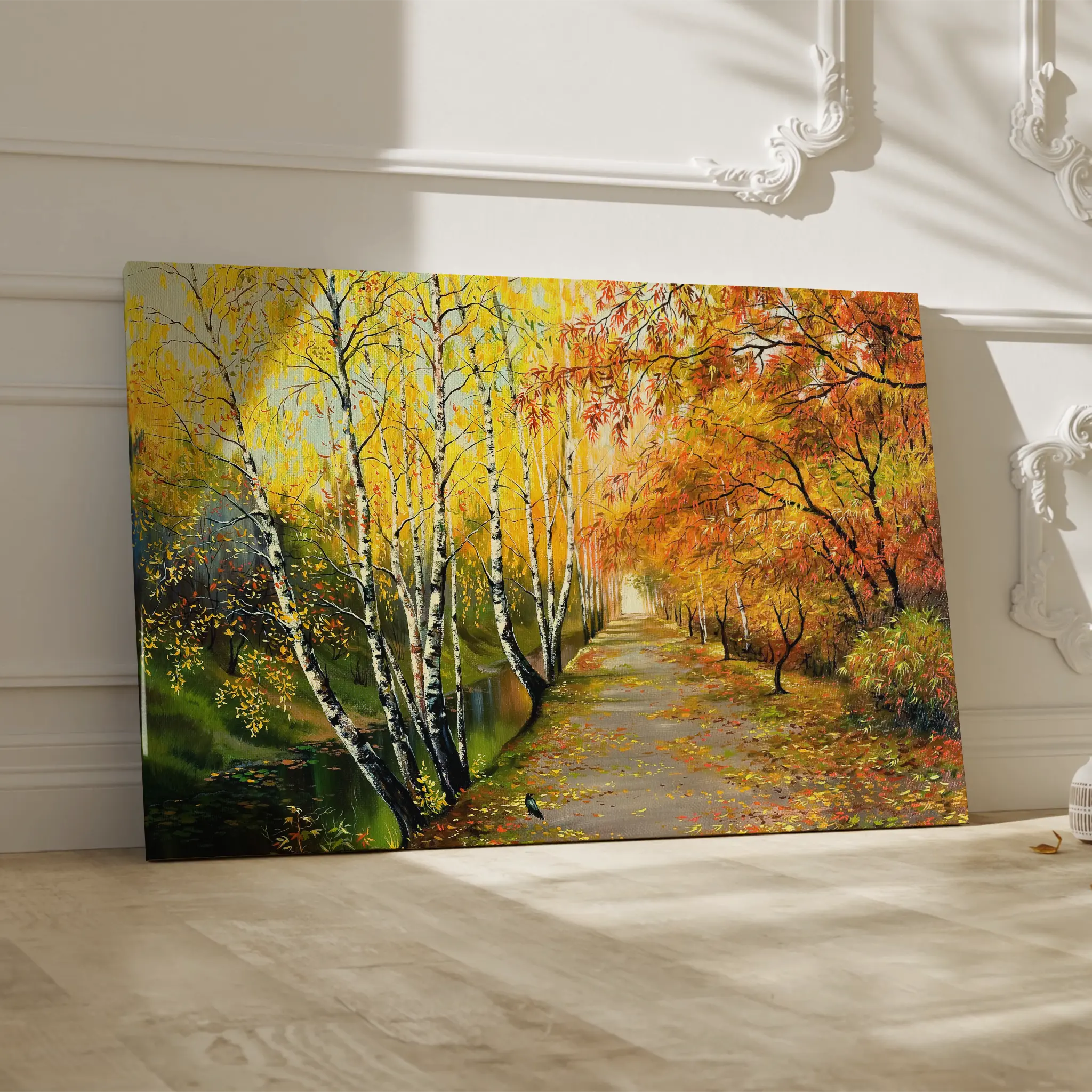 Landscape Canvas Wall Art WAD017-L 90 x 60 cm / Stretched on hidden frame