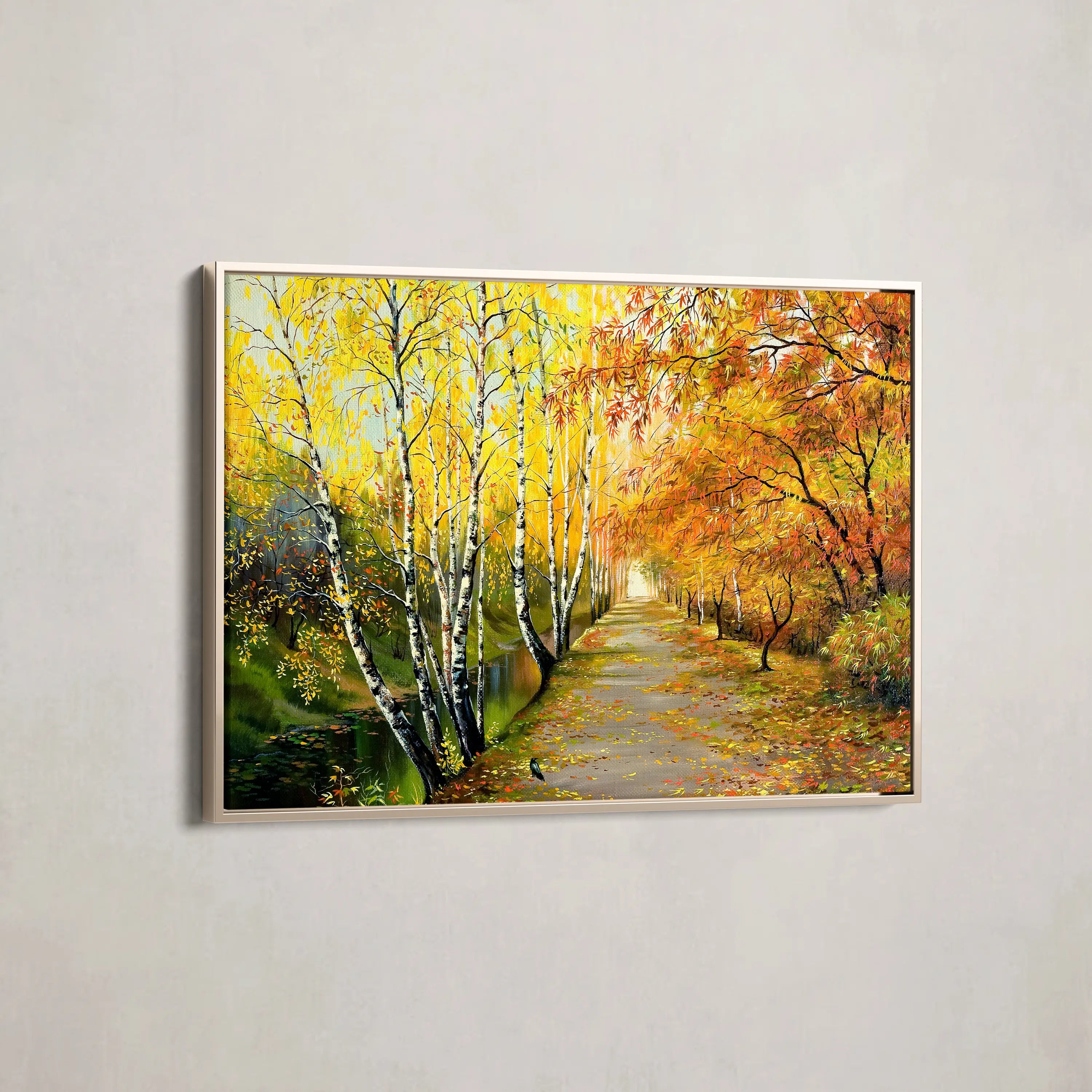 Landscape Canvas Wall Art WAD017-L 90 x 60 cm / Stretched on hidden frame