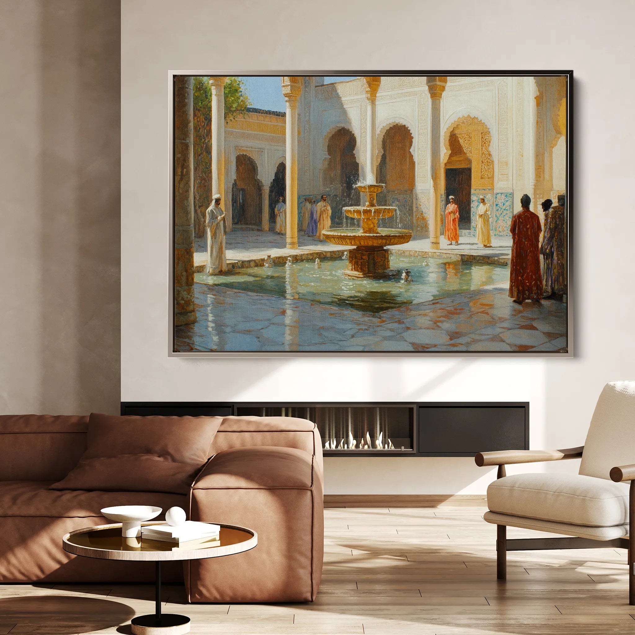 Orientalist Canvas Wall Art WAD017-OR 90 x 60 cm / Stretched on hidden frame