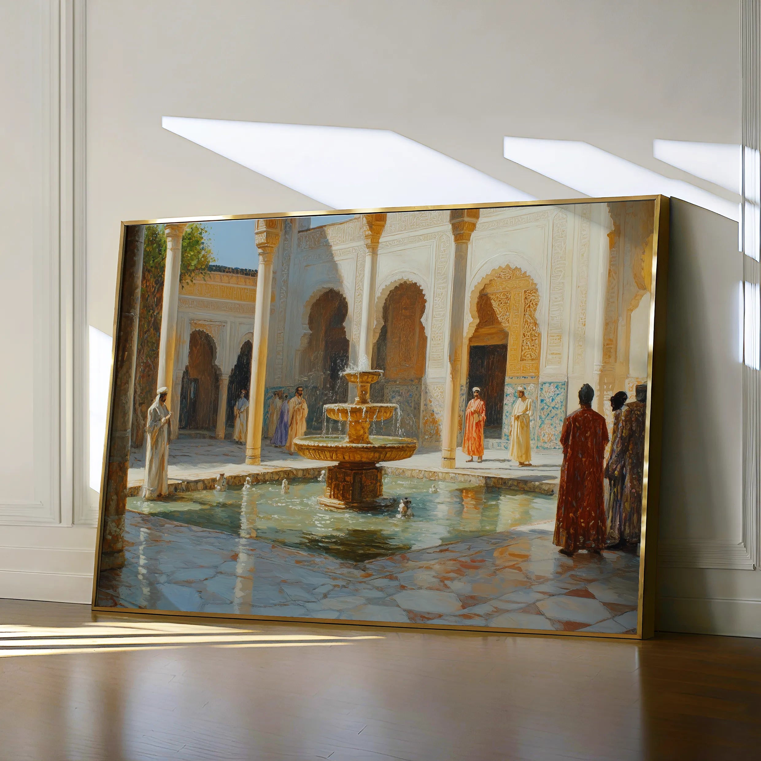 Orientalist Canvas Wall Art WAD017-OR 90 x 60 cm / Stretched on hidden frame