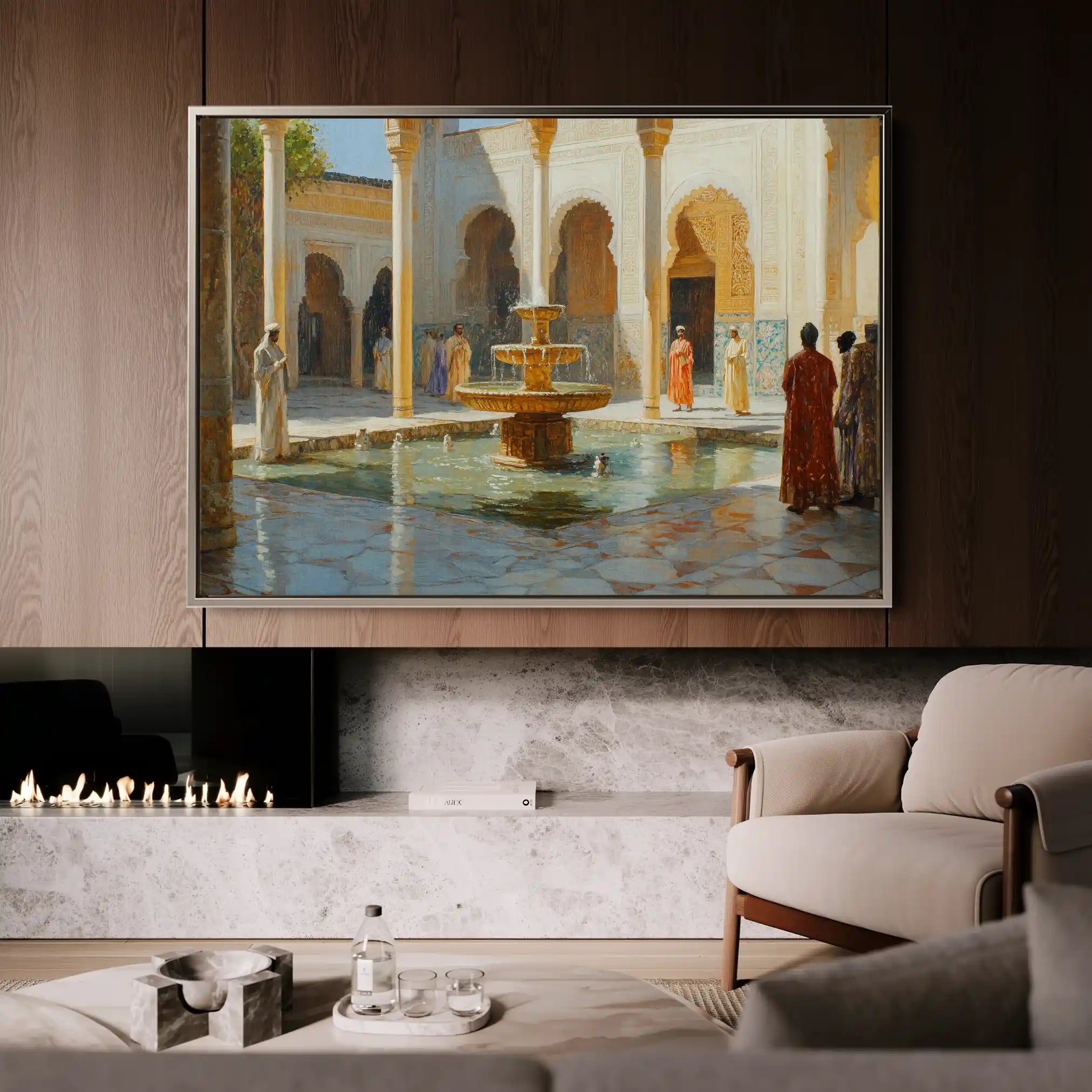 Orientalist 017 Canvas Art 90 x 60 cm / Stretched on hidden frame