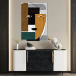 Portrait 017 Canvas Art 90 x 60 cm / Stretched on hidden frame