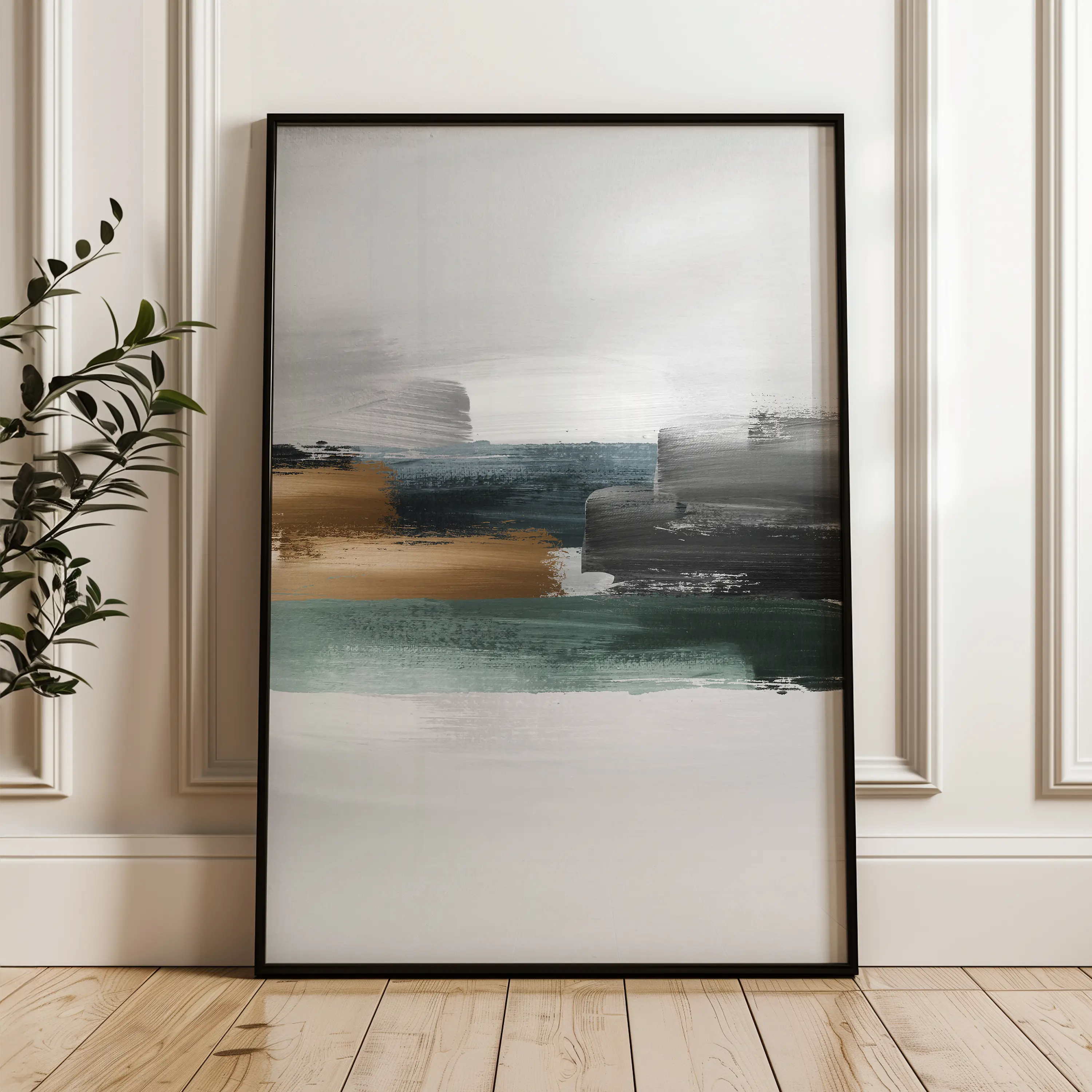 Abstract Canvas Wall Art WAD018-A 90 x 60 cm / Stretched on hidden frame