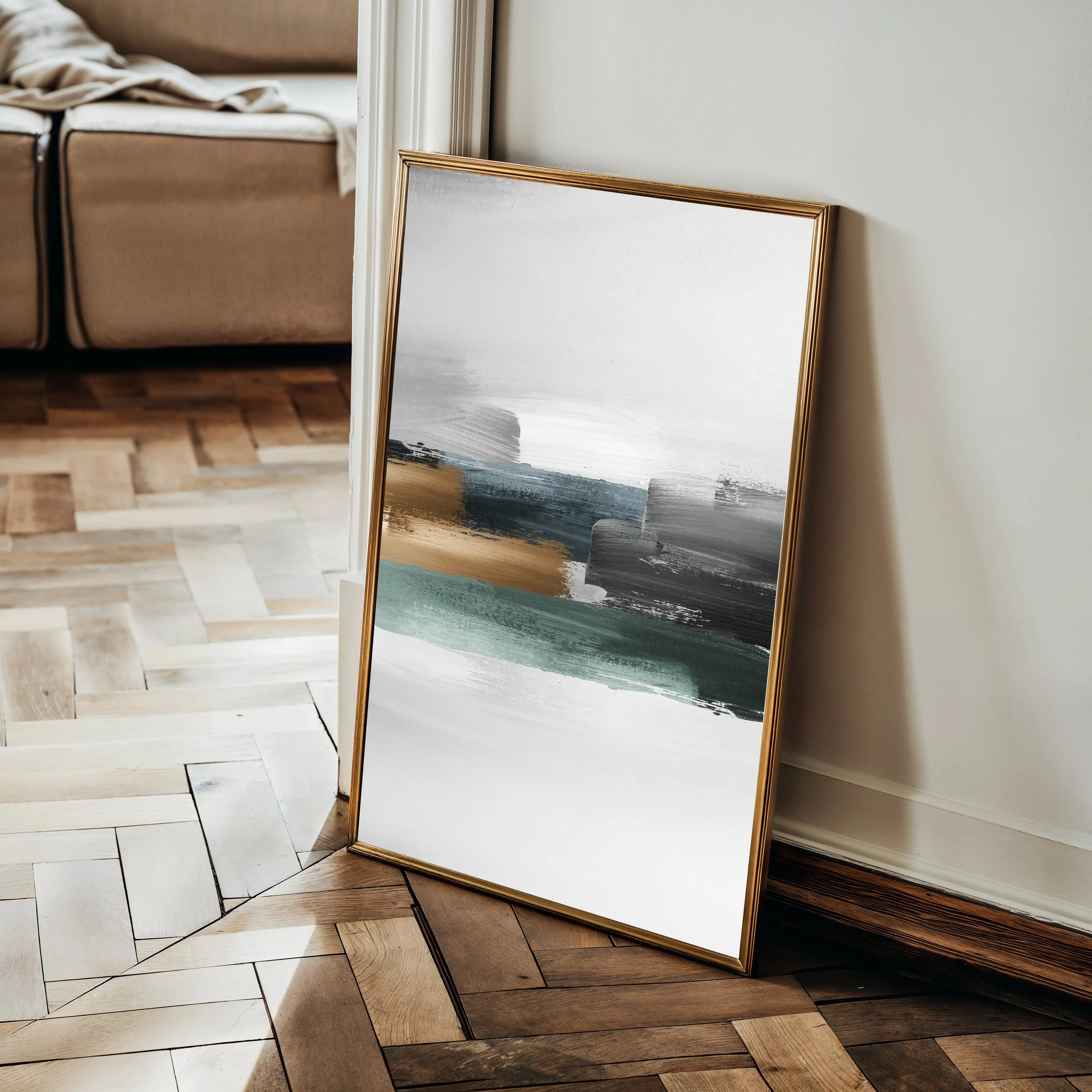 Abstract Canvas Wall Art WAD018-A 90 x 60 cm / Stretched on hidden frame