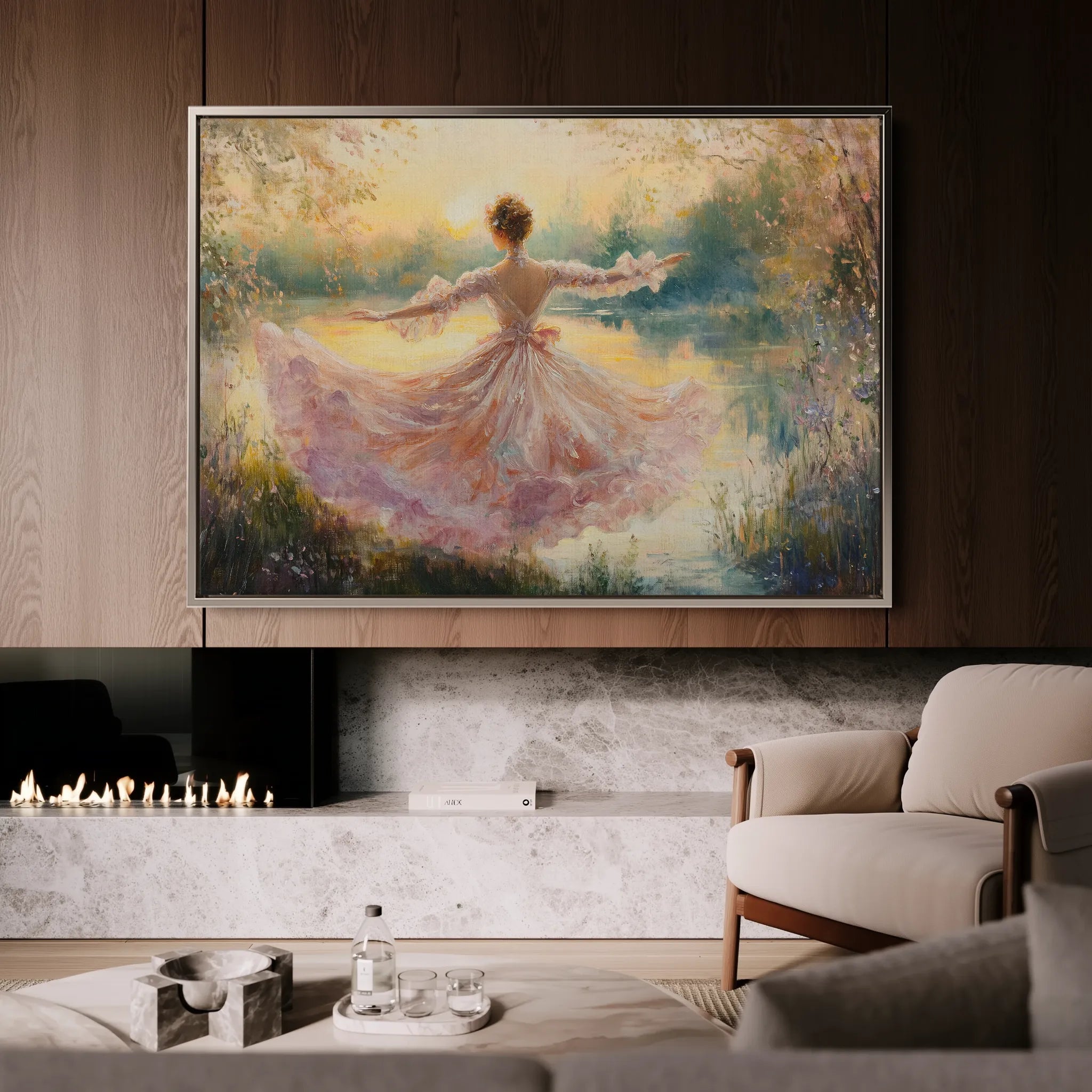 Classic Canvas Wall Art WAD018-CL 90 x 60 cm / Stretched on hidden frame