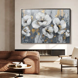 Floral Canvas Wall Art WAD018-F 90 x 60 cm / Stretched on hidden frame