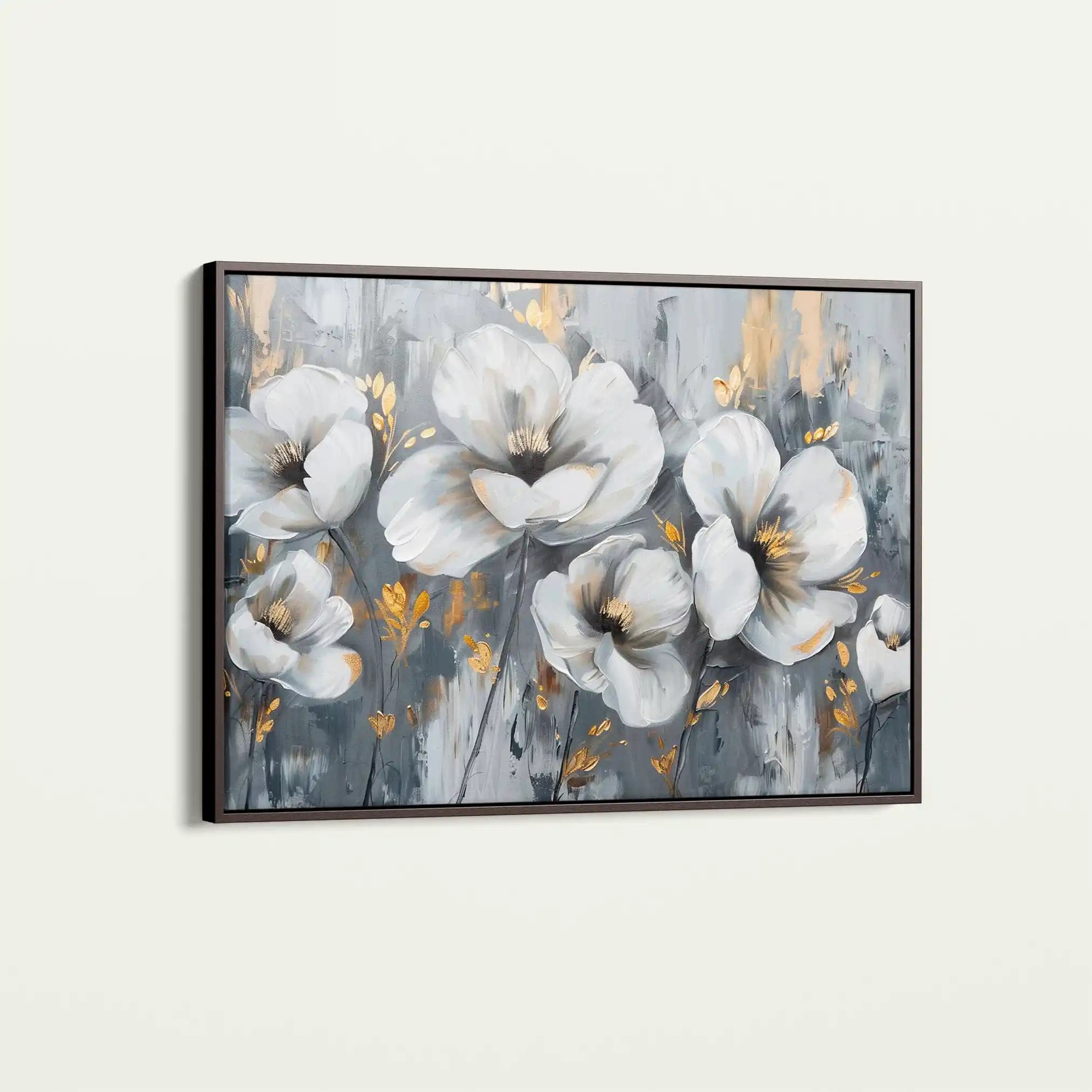 Floral Canvas Wall Art WAD018-F 90 x 60 cm / Stretched on hidden frame