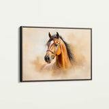 Horses 018 Canvas Art 90 x 60 cm / Stretched on hidden frame