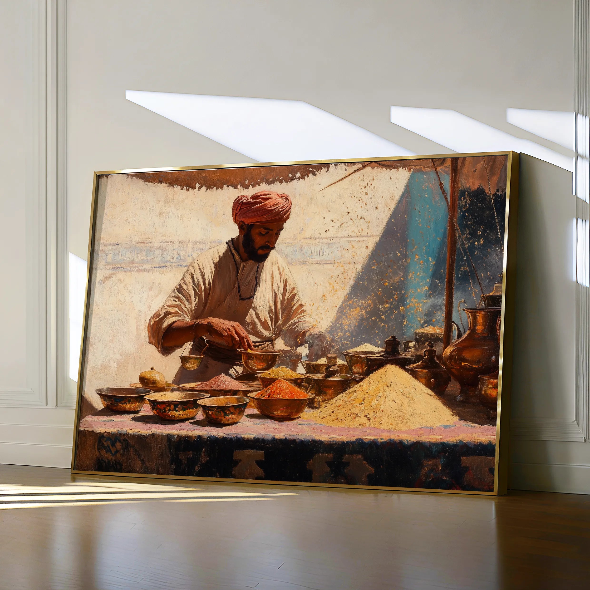 Orientalist Canvas Wall Art WAD018-OR 90 x 60 cm / Stretched on hidden frame
