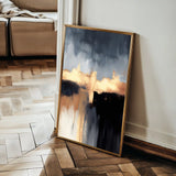 Abstract 019 Canvas Art 60 x 40 cm / Stretched on hidden frame