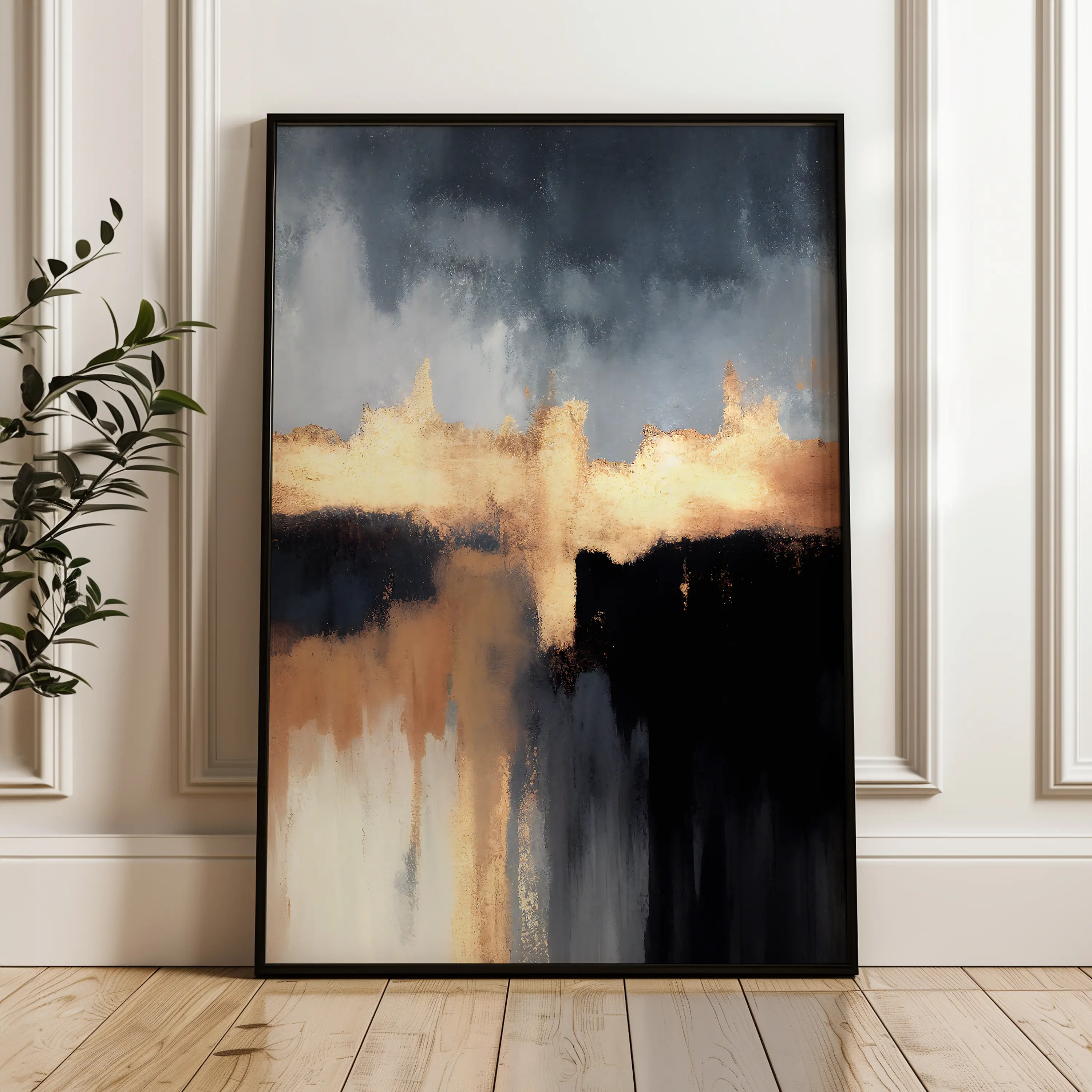 Abstract Canvas Wall Art WAD019-A 90 x 60 cm / Stretched on hidden frame