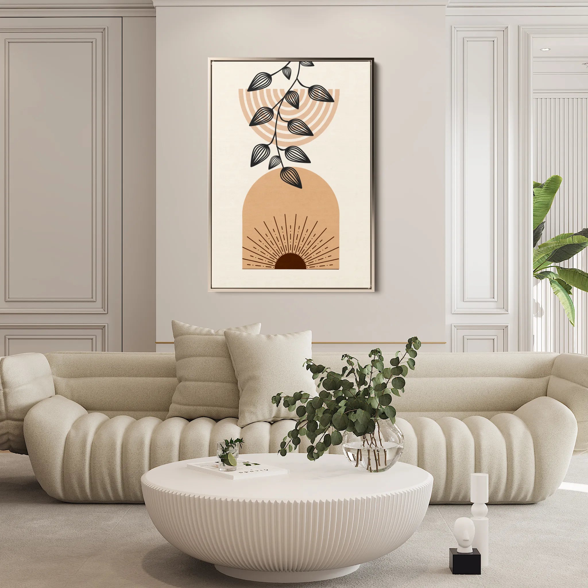 Boho Canvas Wall Art WAD019-BH 90 x 60 cm / Stretched on hidden frame