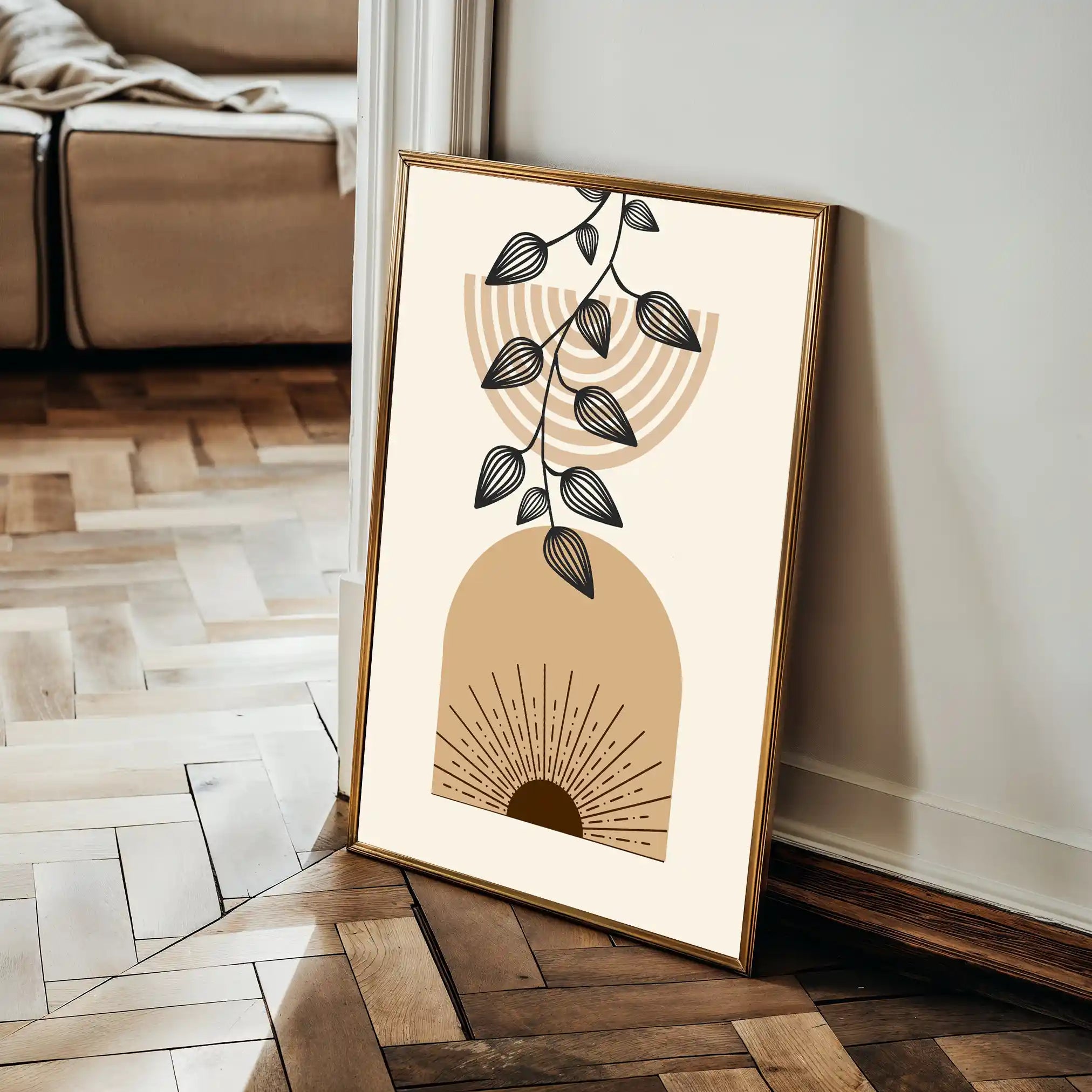 Boho 019 Canvas Art 90 x 60 cm / Stretched on hidden frame