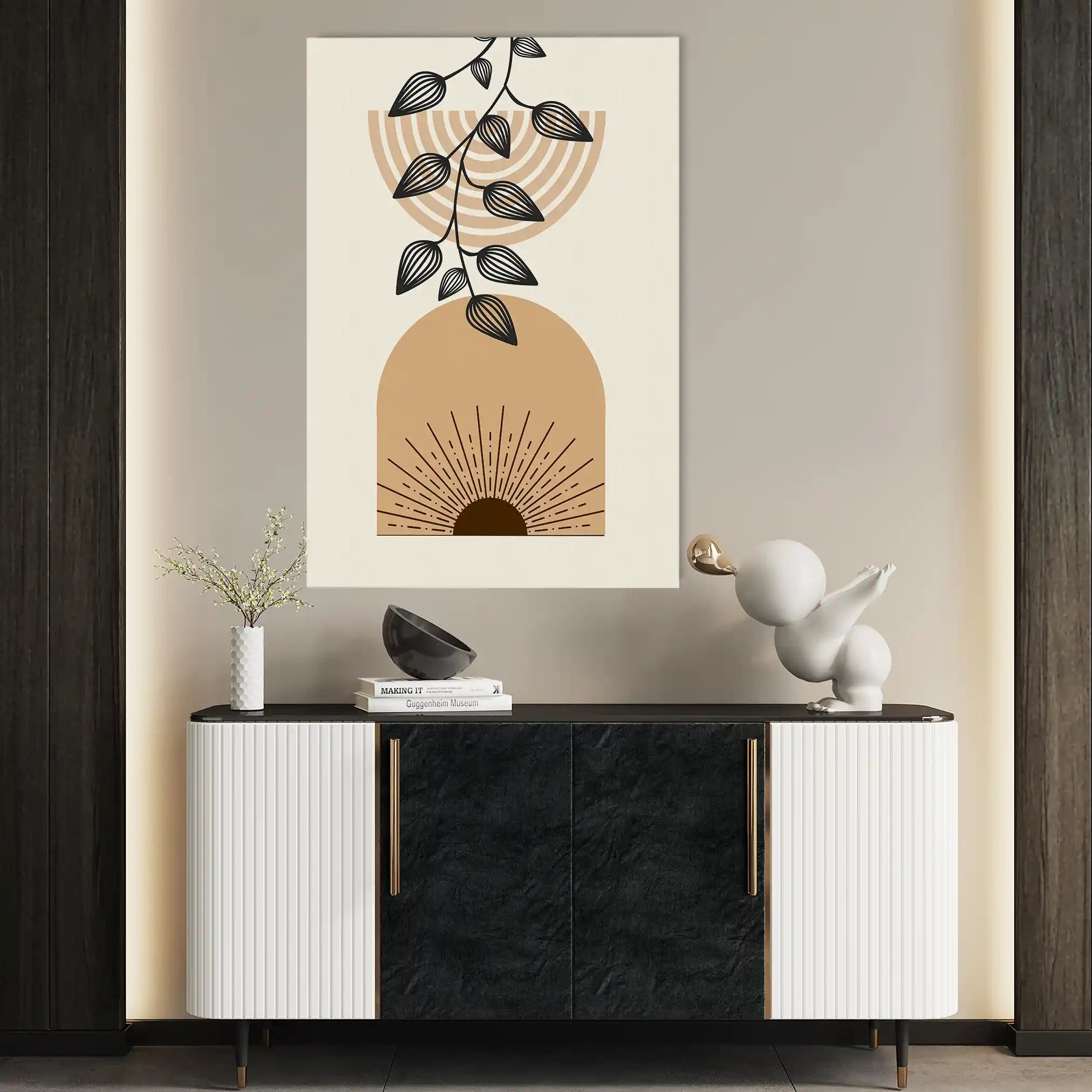 Boho 019 Canvas Art 90 x 60 cm / Stretched on hidden frame
