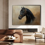 Horses 019 Canvas Art 90 x 60 cm / Stretched on hidden frame