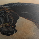 Horses 019 Canvas Art 90 x 60 cm / Stretched on hidden frame