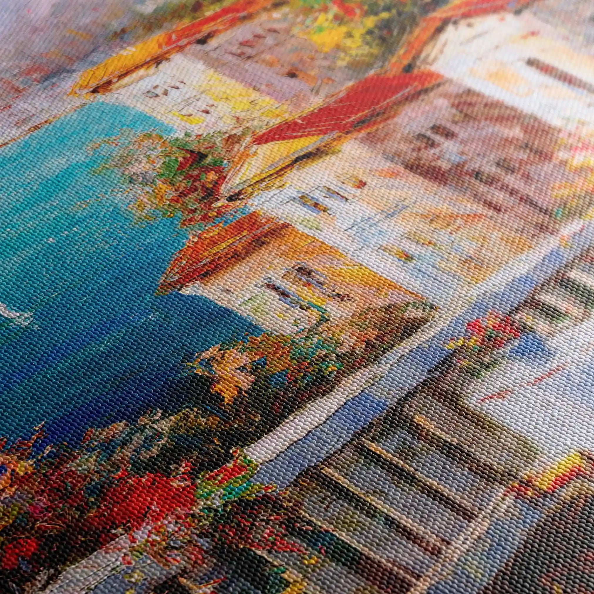 Landscape 019 Canvas Art 90 x 60 cm / Stretched on hidden frame
