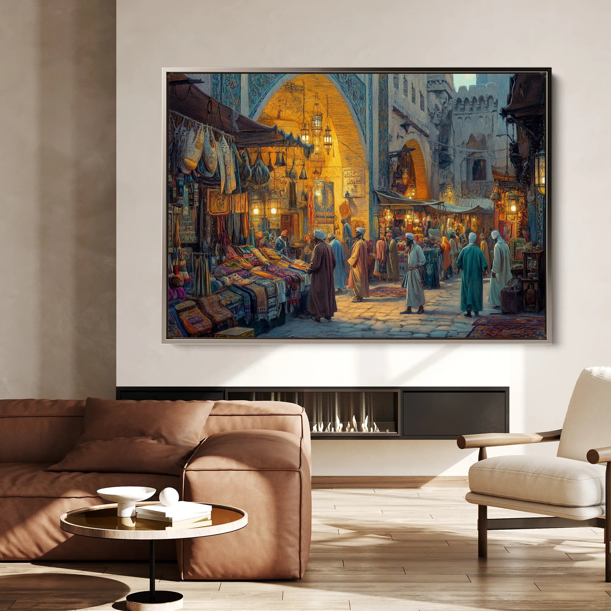 Orientalist Canvas Wall Art WAD019-OR 90 x 60 cm / Stretched on hidden frame