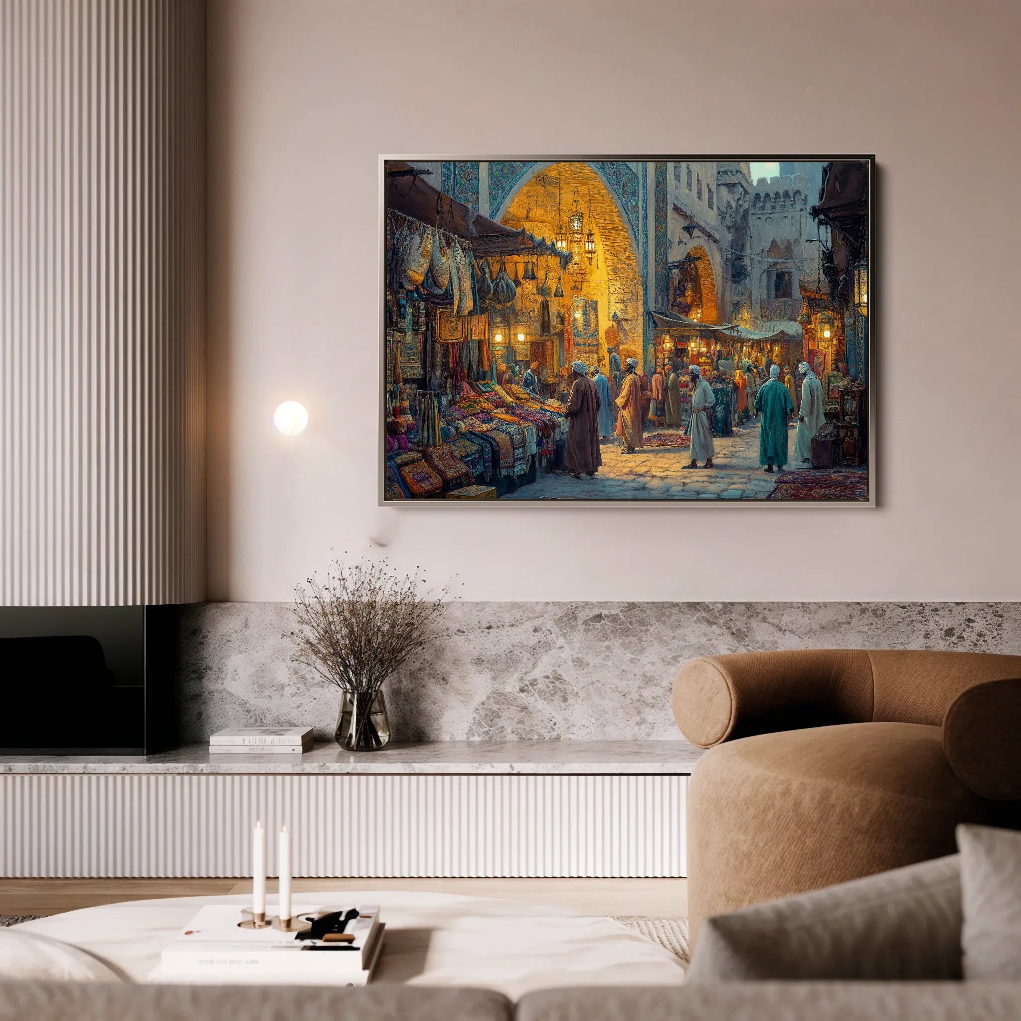 Orientalist Canvas Wall Art WAD019-OR 90 x 60 cm / Stretched on hidden frame