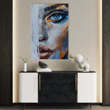 Portrait 019 Canvas Art 90 x 60 cm / Stretched on hidden frame