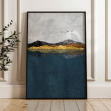 Abstract 020 Canvas Art 60 x 40 cm / Stretched on hidden frame